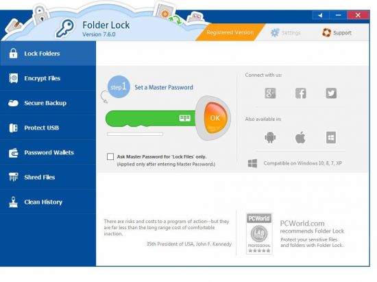 Folder Lock 7.8.0 Multilingual