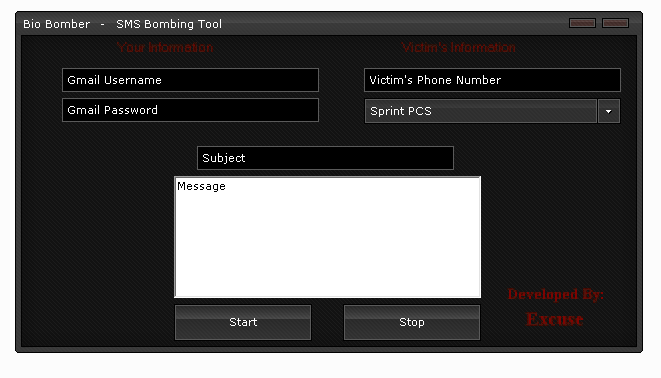 SMS Bomber For all over world with all network