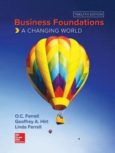 Business Foundations A Changing World