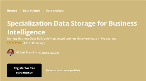 Coursera - Data Warehousing for Business Intelligence Specialization