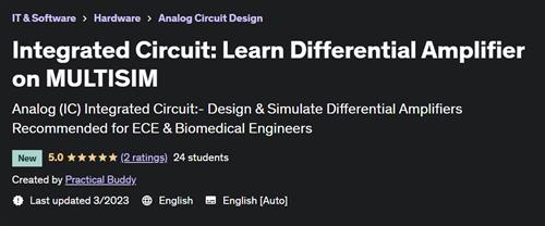 Integrated Circuit - Learn Differential Amplifier on MULTISIM