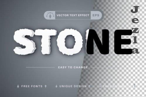 Stone - Editable Text Effect - 13467195