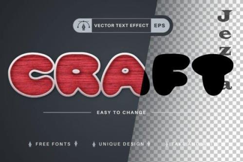 Sewing - Editable Text Effect - 13439226