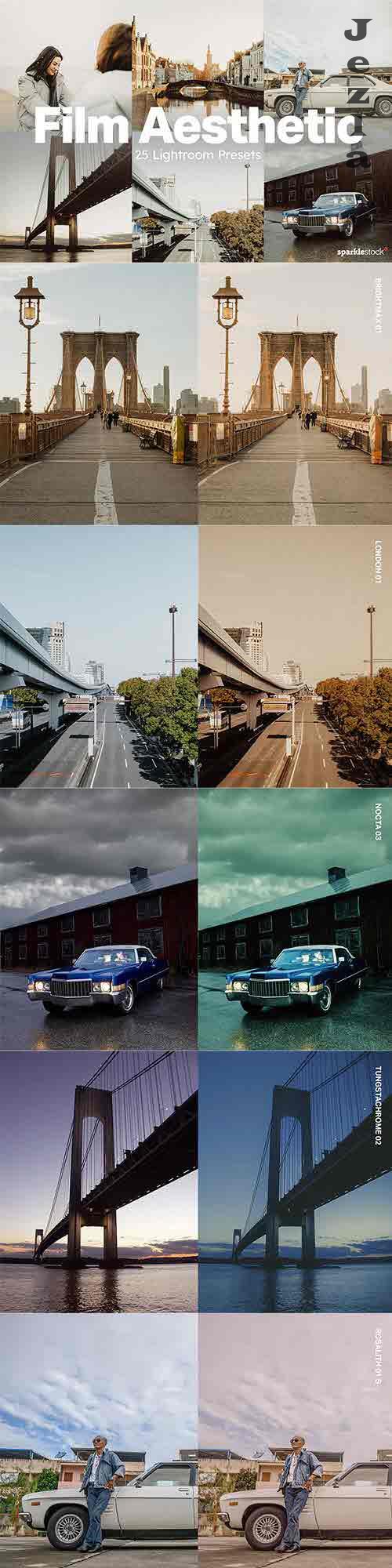 20 Film Aesthetic Lightroom Presets - 44175563