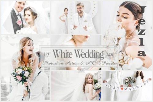 12 White Wedding Photoshop Actions And ACR Presets, Outdoor - 2487586