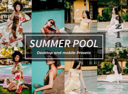 8 Summer Pool Lightroom Presets