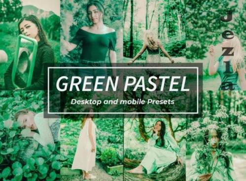 8 Green Pastel Lightroom Presets