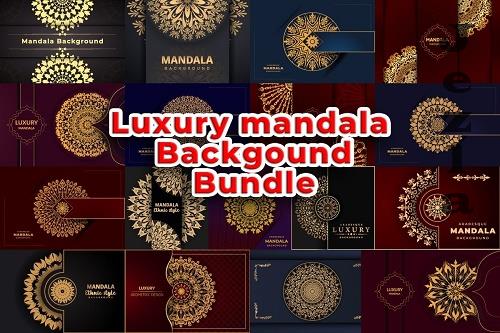 Luxury Mandala Background Design Bundle