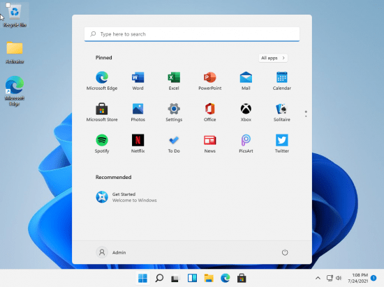 Windows 11 Pro/Enterprise Build 22000.100 (No TPM Required) With Office 2019 Pro Plus Preactivated July 2021