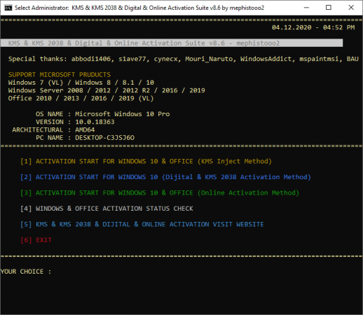 KMS/2038 & Digital & Online Activation Suite 8.6