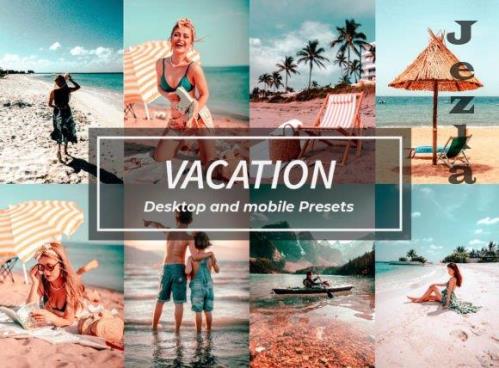 8 Vacation Lightroom Presets
