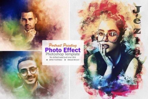 Portrait Painting Photo Effect - 10898223