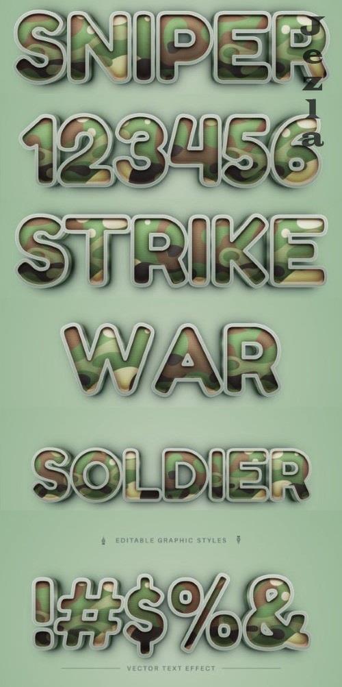 Sniper - Editable Text Effect - 13445142